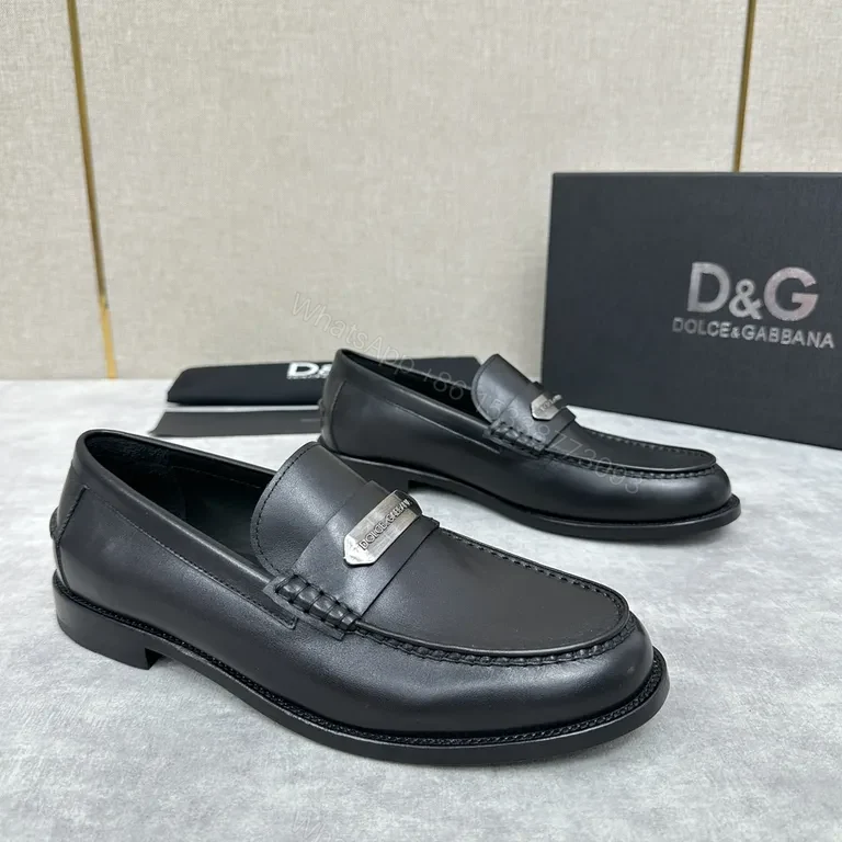 View 8 of Premium Leather Penny Loafers - Signature Hardware, All-Day Comfort