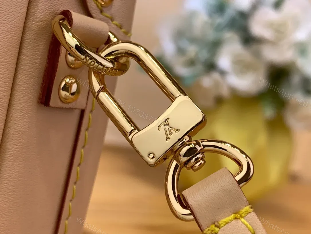 View 8 of Louis Vuitton LV Petite Box Shape Lock Plated Gold Handbags 20×12.5x5cm