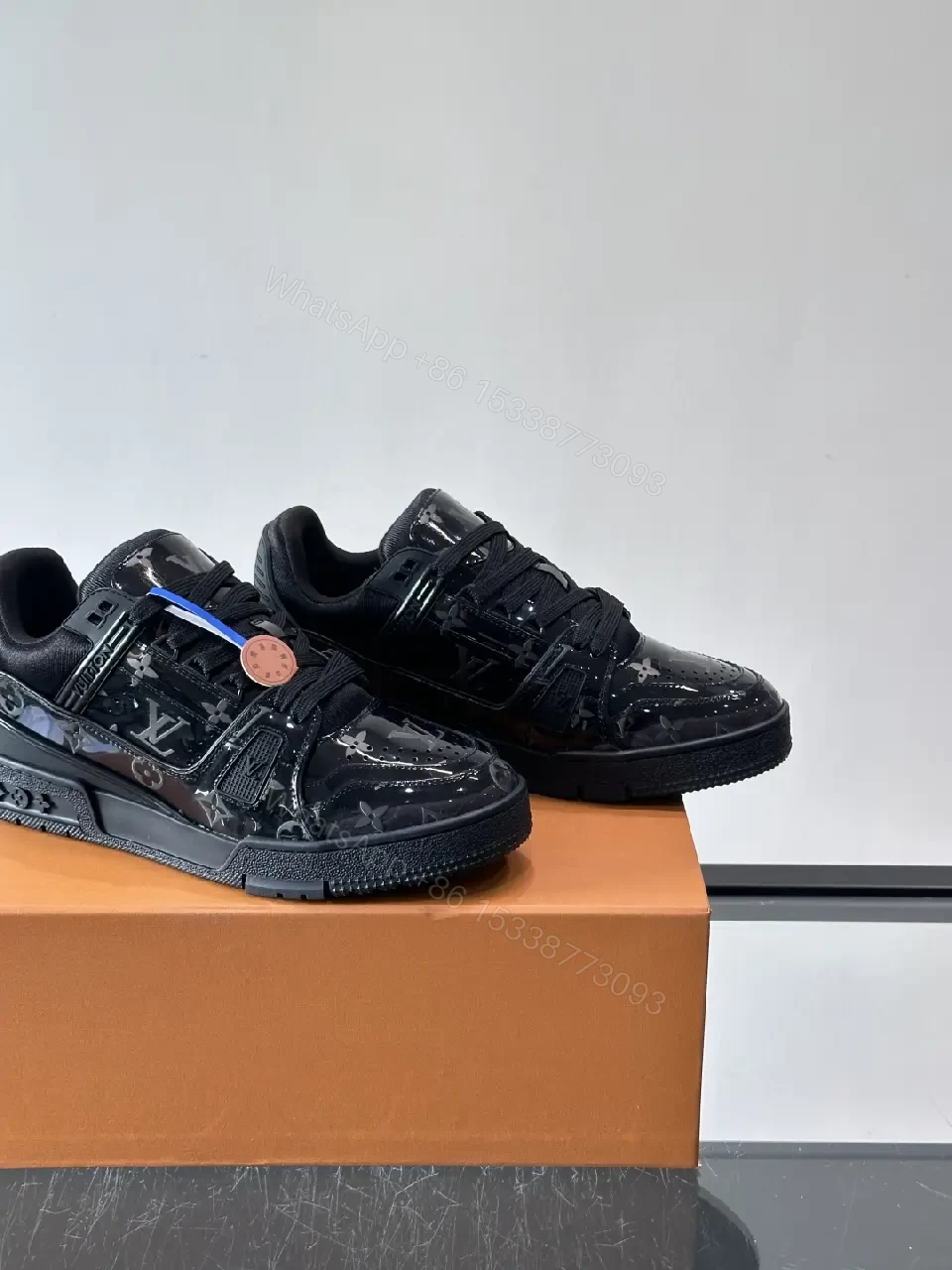 View 3 of Compact Statement Sneaker: LV Monogram, All-Season Edge
