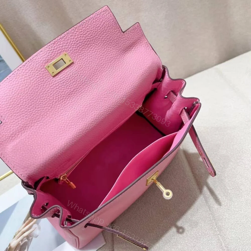 View 6 of Hermès Kelly 28 Sellier Handbag In Rose 28Cm