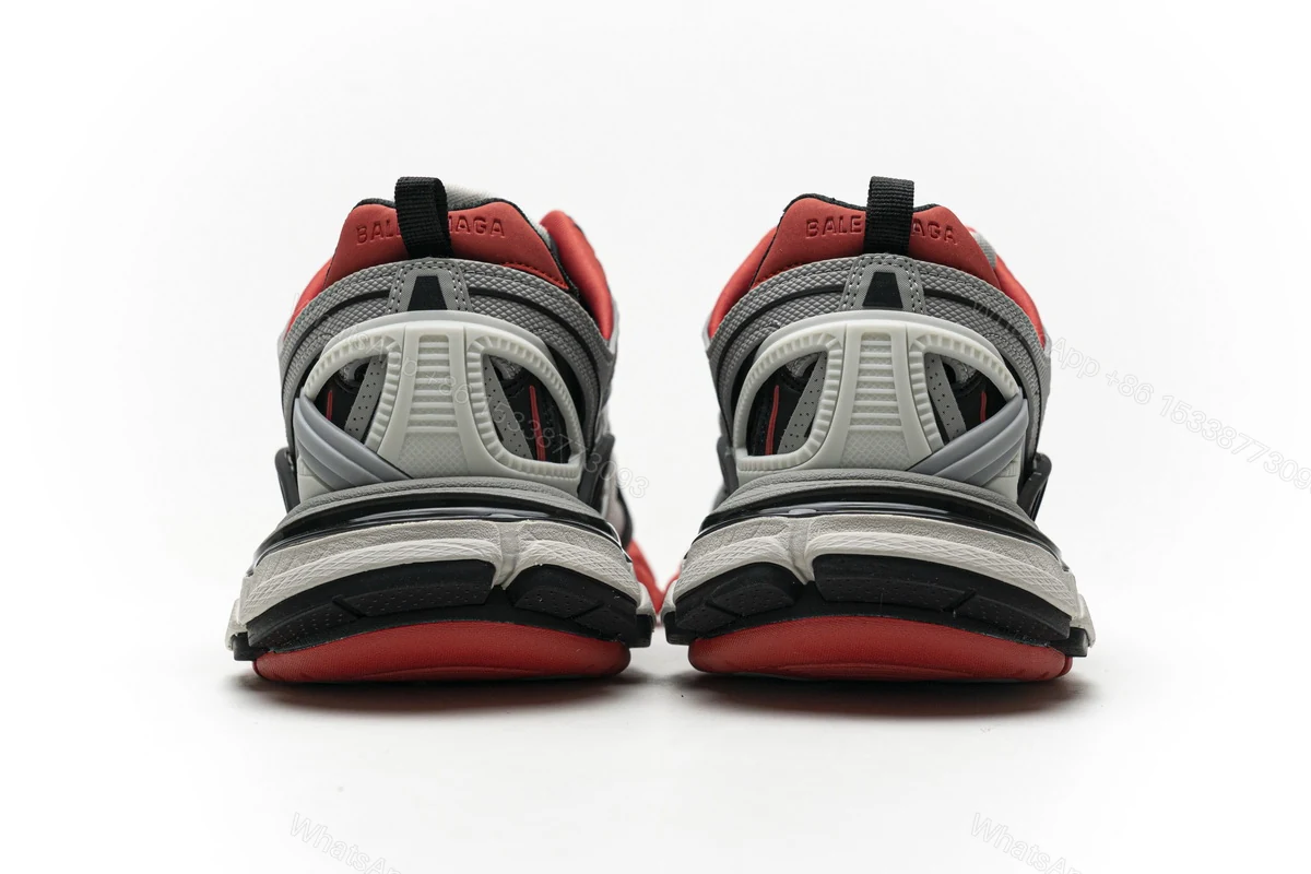 View 5 of Balenciaga Track 2 Sneaker Grey Red 570391 W2GN3 1003