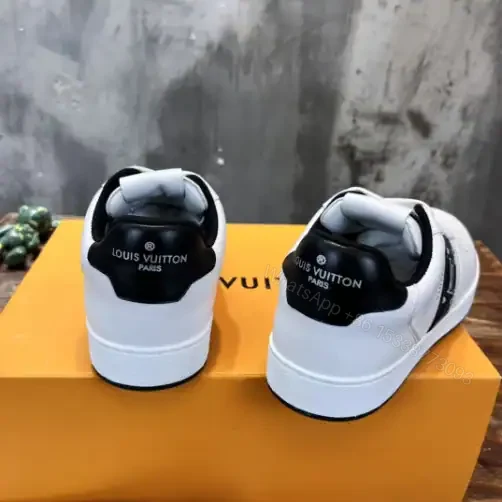 View 7 of LOUIS VUITTON RIVOLI LOW-TOP SNEAKERS IN WHITE AND BLACK – LSVT369