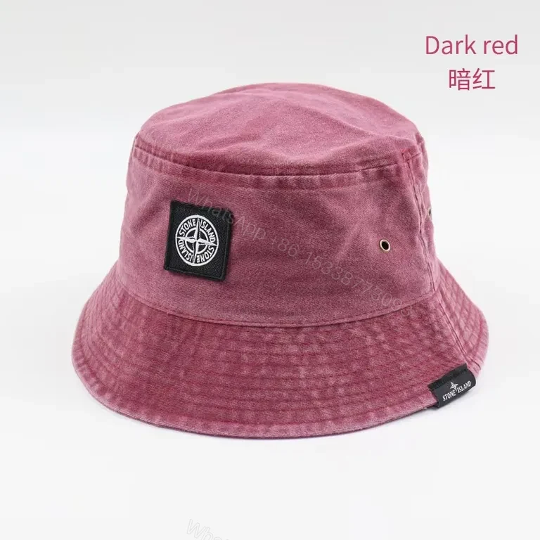 View 5 of Khaki Canvas Bucket Hat with Stone Island Patch â€“ Subtle Luxury