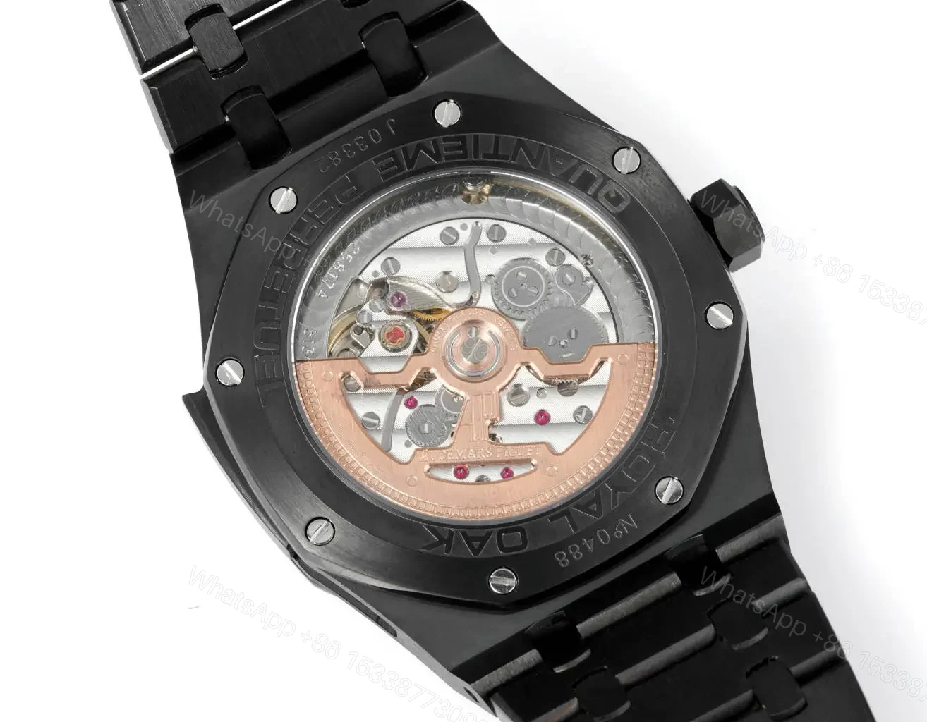 View 8 of KZ Factory Audemars Piguet Royal Oak 26591IP Series Men’s Watch – Silver Stainless Steel with Gradient Grey Dial