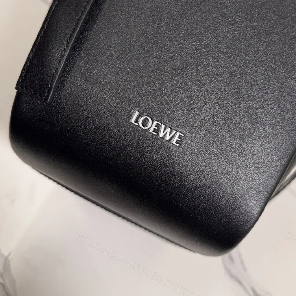 View 5 of Black Leather Tote, Structured, Luxe, Everyday Carry bag