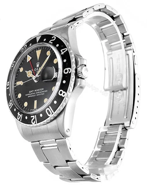 View 2 of Replica Rolex GMT-Master Black Dial 1675