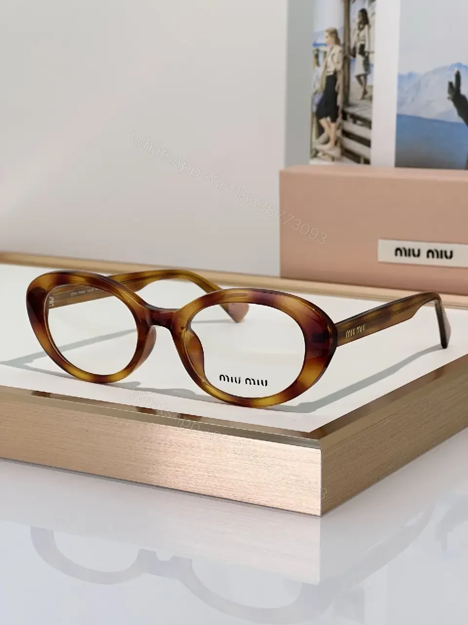 View 3 of Warm Tortoise Glow Acetate Sunglasses - All-Day Comfort