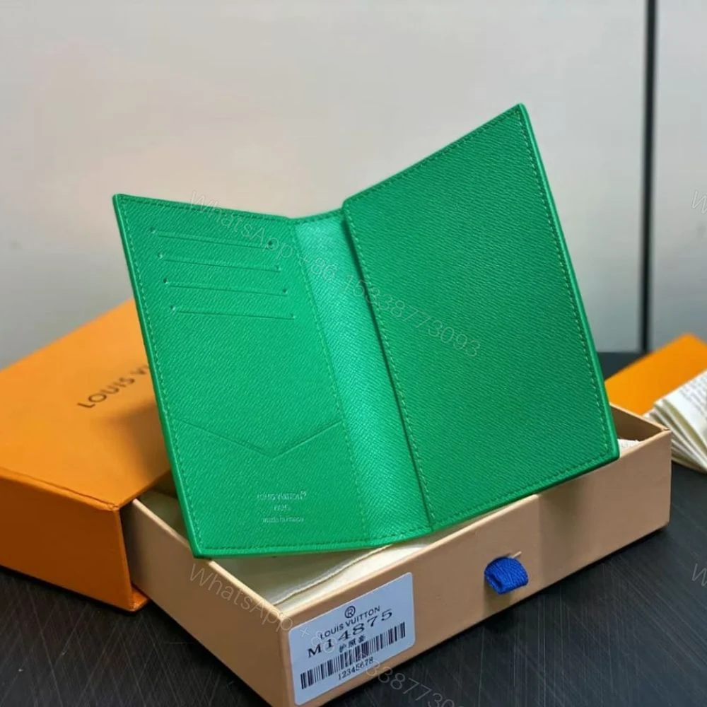 View 5 of Louis Vuitton Passport Cover Golf Green 14Cm M14875