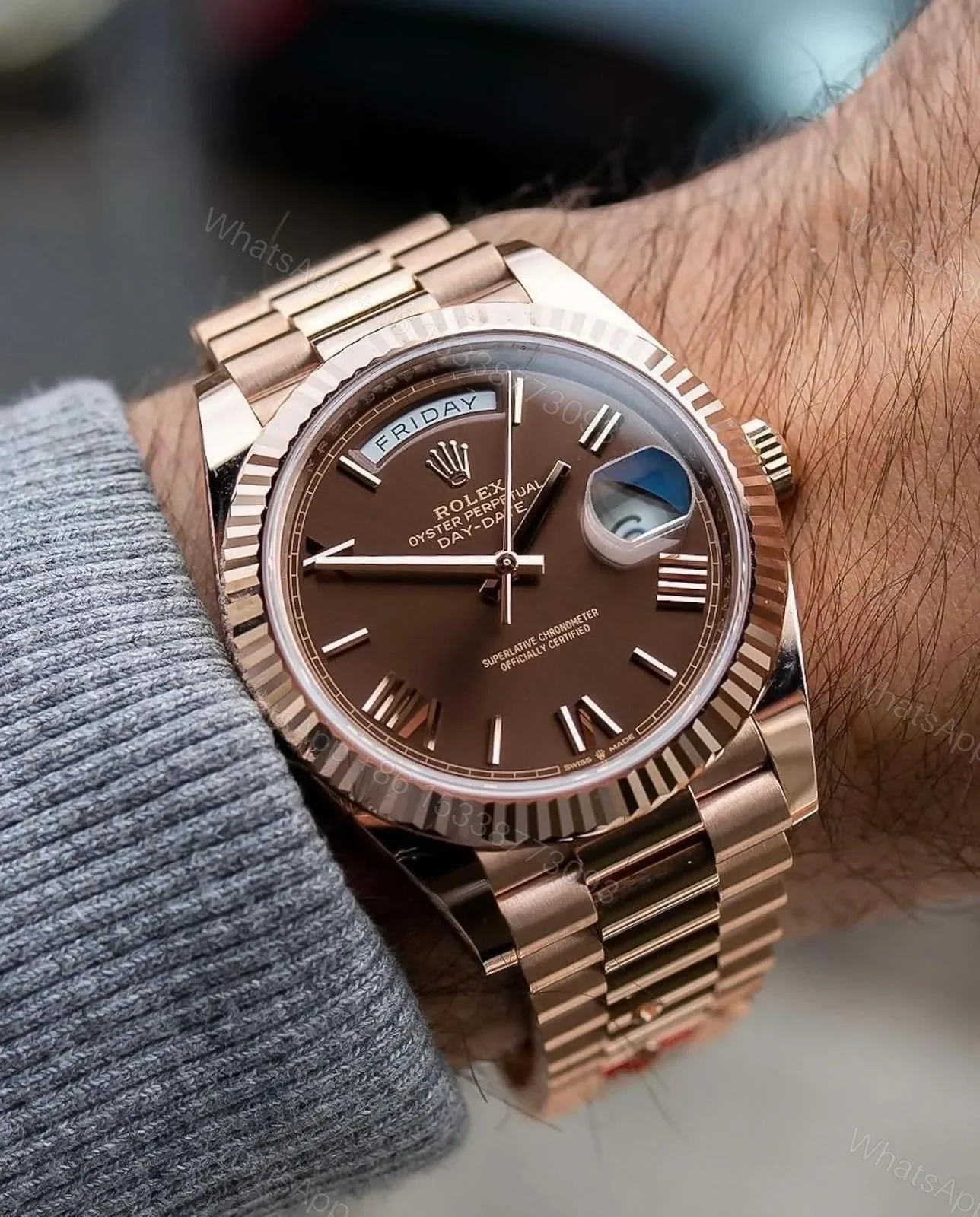 Rolex Oyster Perpetual Rosegold — view 1