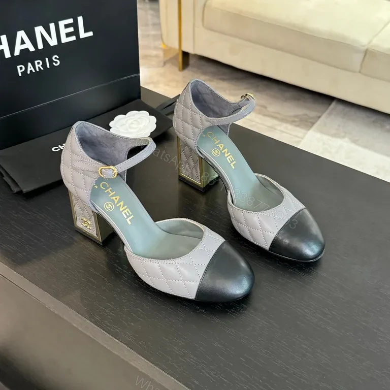 View 2 of Chanel-Style Quilted Mary Jane Pumps: All-Day Comfort