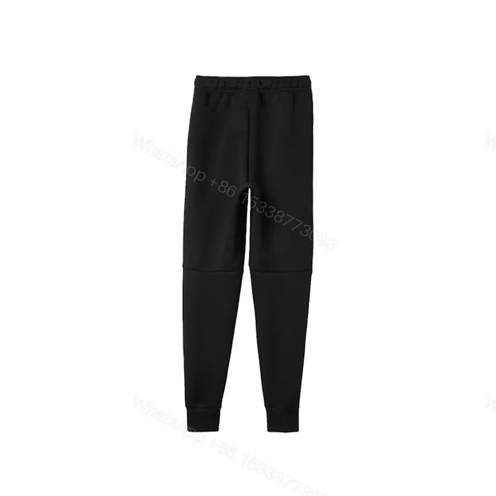 View 4 of Nike Sportswear Tech Fleece Full Zip Hoodie & Joggers Reflective Details Set Black Bemis Silver