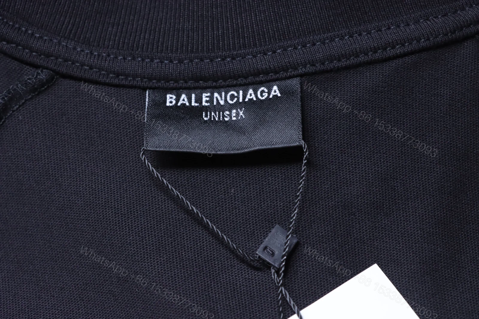 View 6 of Balenciaga Clothes BLCG Manchester United Embroidered White Stripe Paneled Short-Sleeve T-Shirt