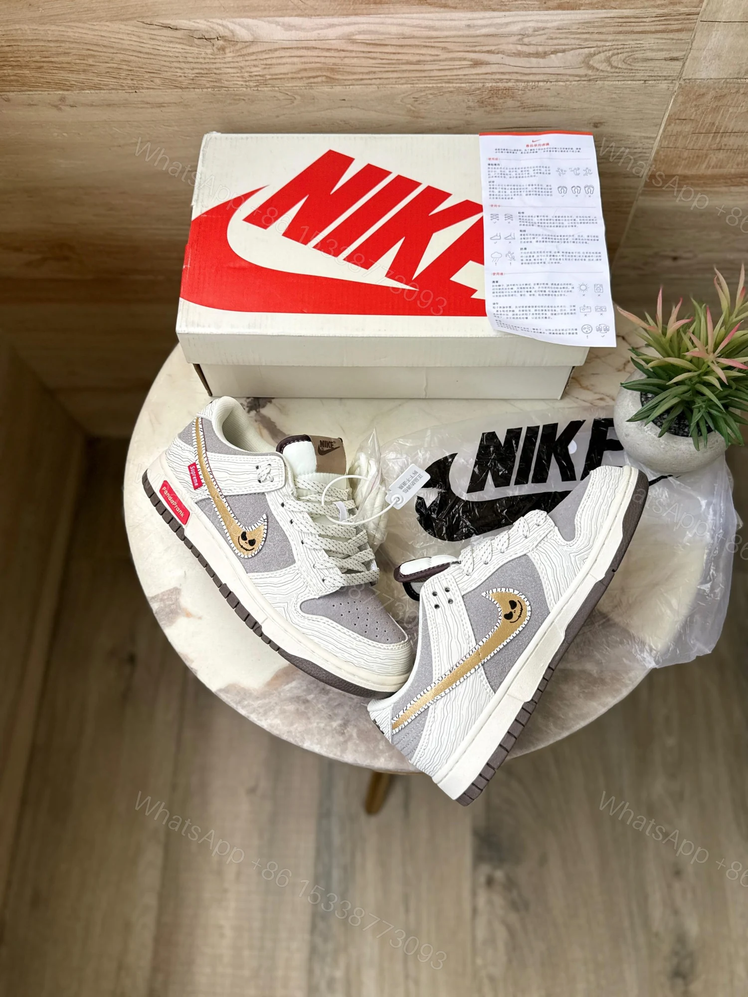 View 3 of FIRST COPY NIKE SB DUNK PANDAPRANK WHITE 2025