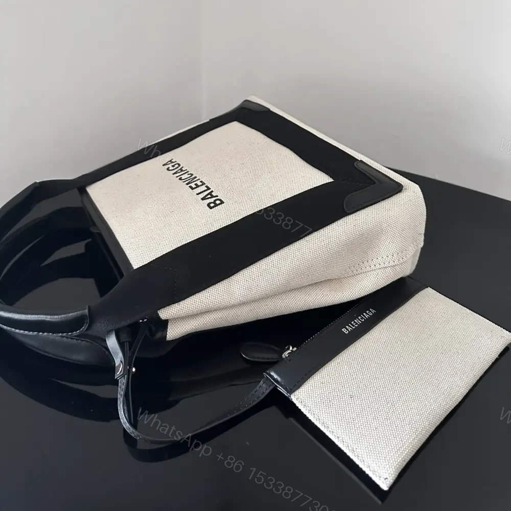 View 6 of 高仿BalenciagaNavyCabas帆布Tote包26CM