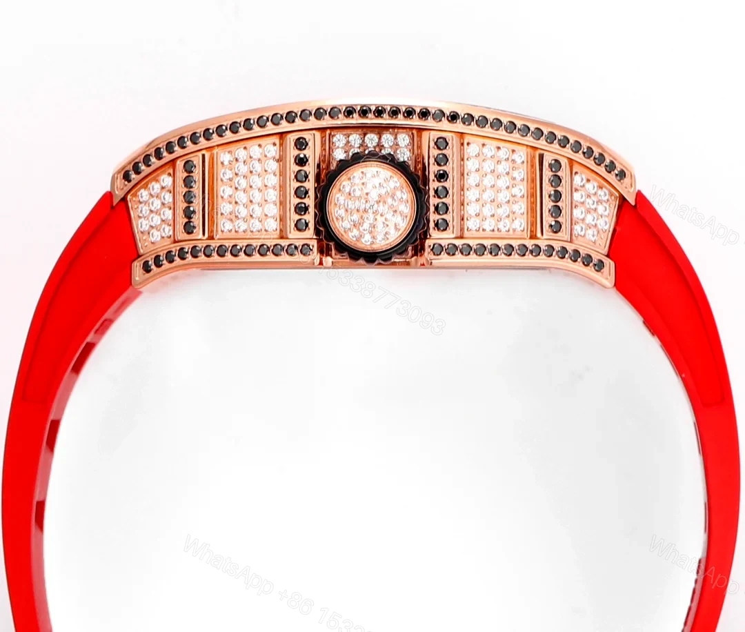 View 7 of Richard Mille RM26-01 Panda Tourbillon Watch Diamond Set 18K White Gold Panda Bamboo Art Dial Mechanical Luxury Edition RM26-01-PND-WGA