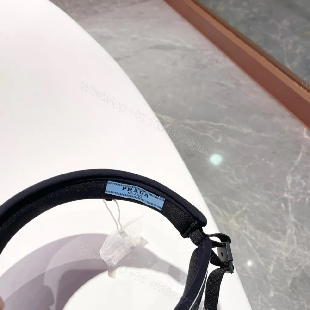 View 6 of Navy Visor Minimal White Piping – Luxe Sport Style Visor
