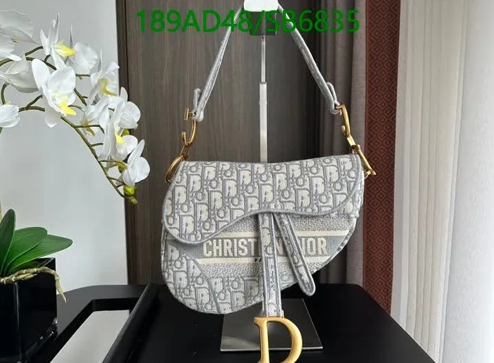 View 10 of Dior Knockoff Saddle Bag 3351- Oblique Canvas