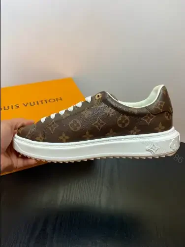View 4 of LOUIS VUITTON X YAYOI KUSAMA TIME OUT SNEAKERS IN BROWN – LSVT351