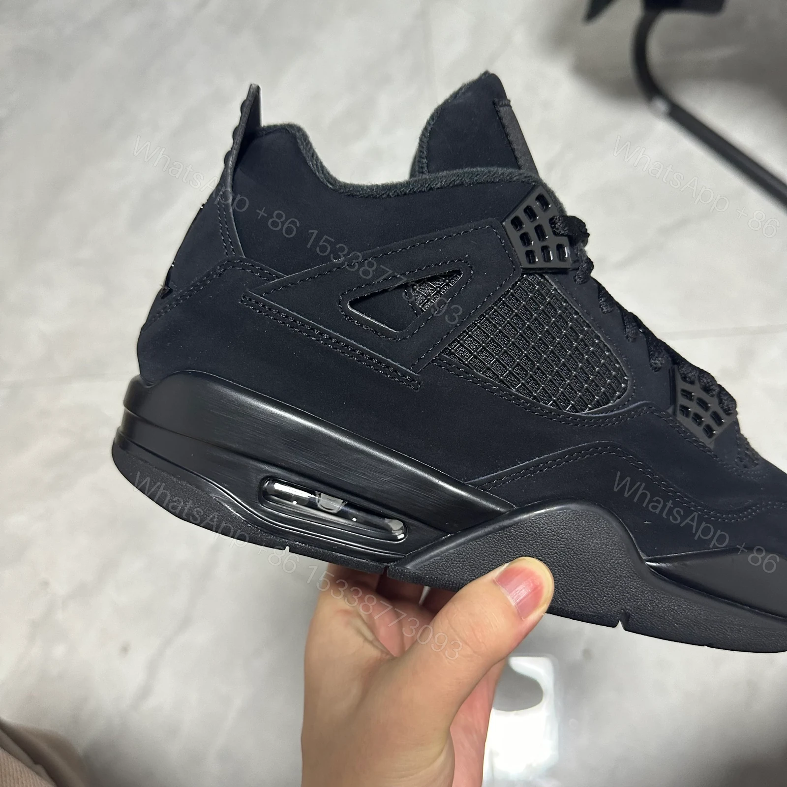 View 3 of Jordan 4 Retro Black Cat (2020)