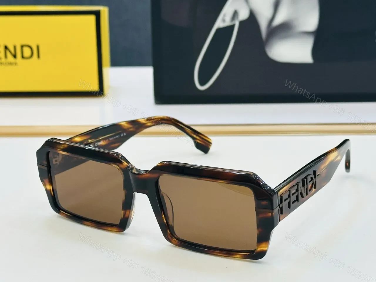 View 9 of Bold Blocky Frames Sunglasses: All-Day Comfort