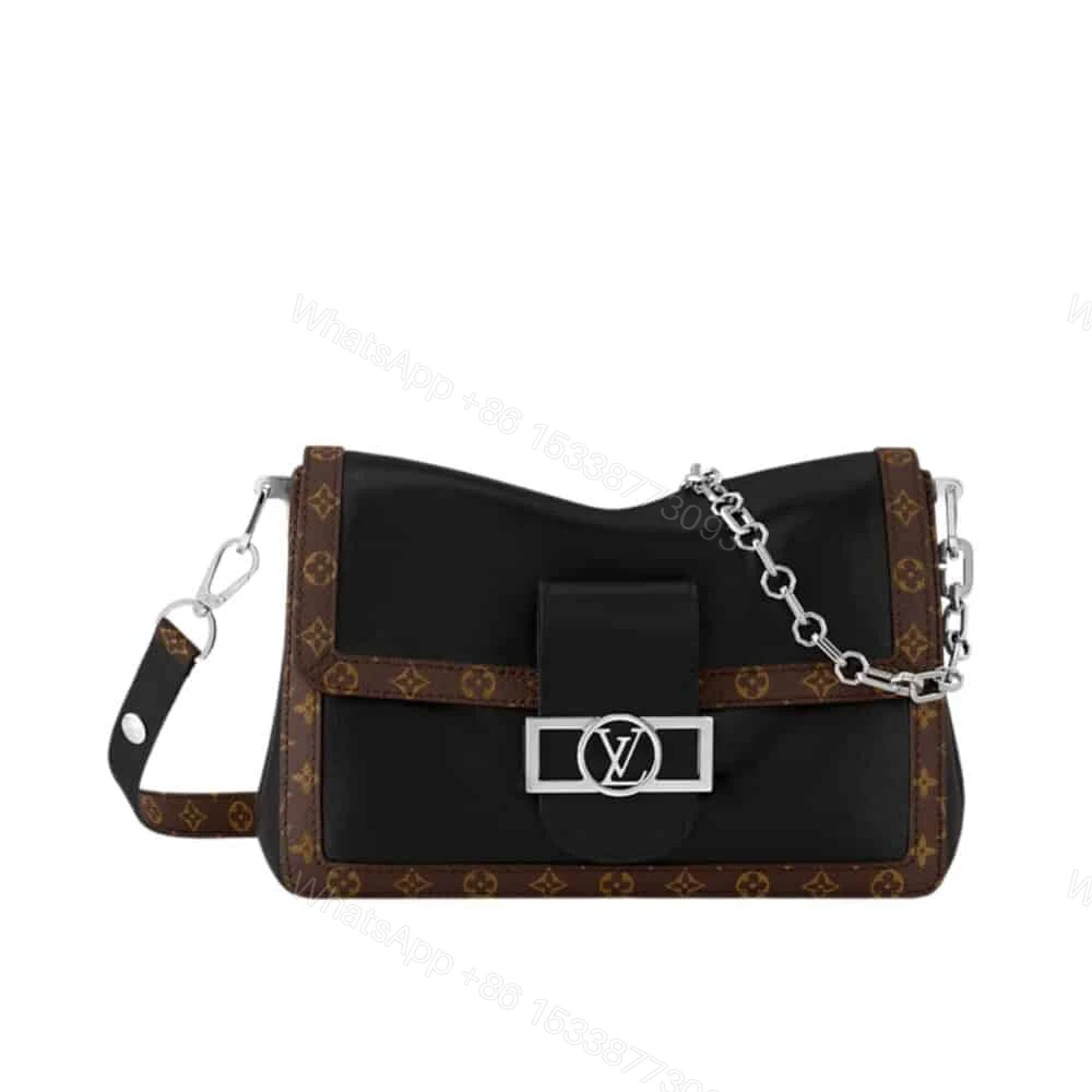 Louis Vuitton Dauphine Soft Vibe MM Black 25Cm M13450 — view 1