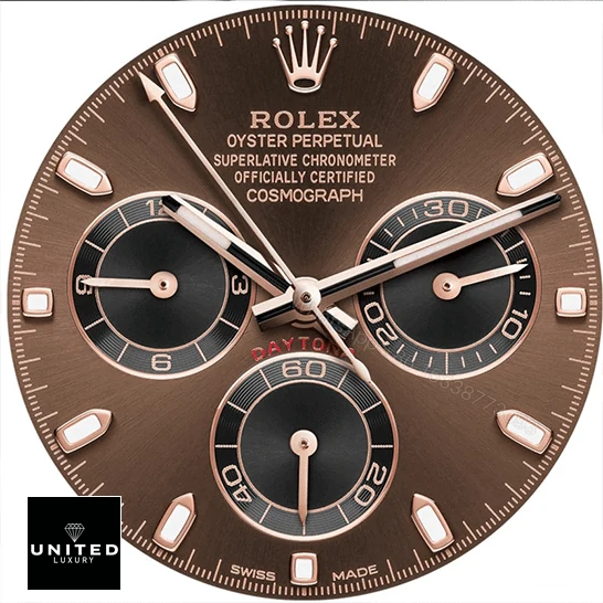 View 6 of Rolex Daytona Cosmograph Brown Dial 116505-0013 Oyster Replica