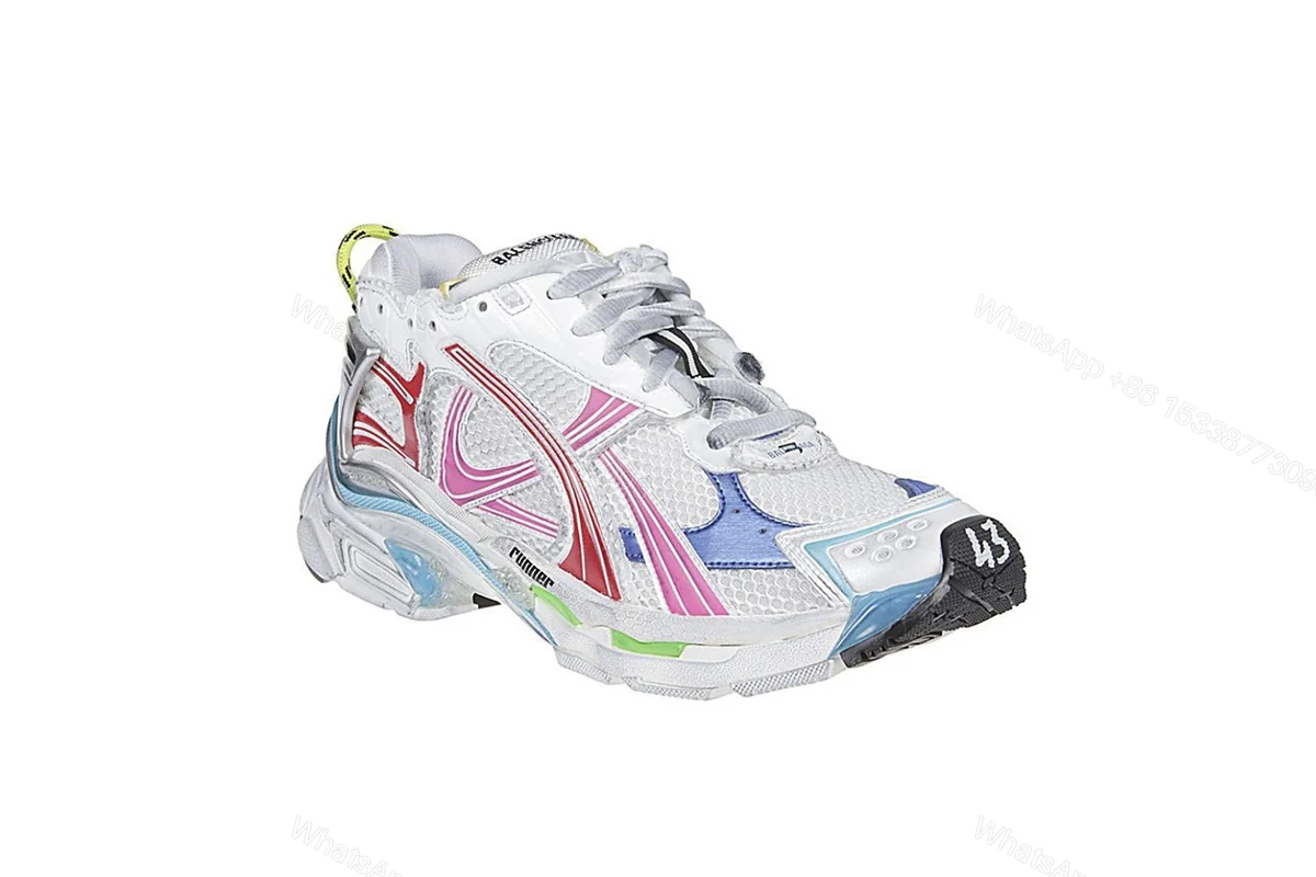 Balenciaga Runner Multicolor Mesh and Nylon 772774W3RBW9645 — view 2