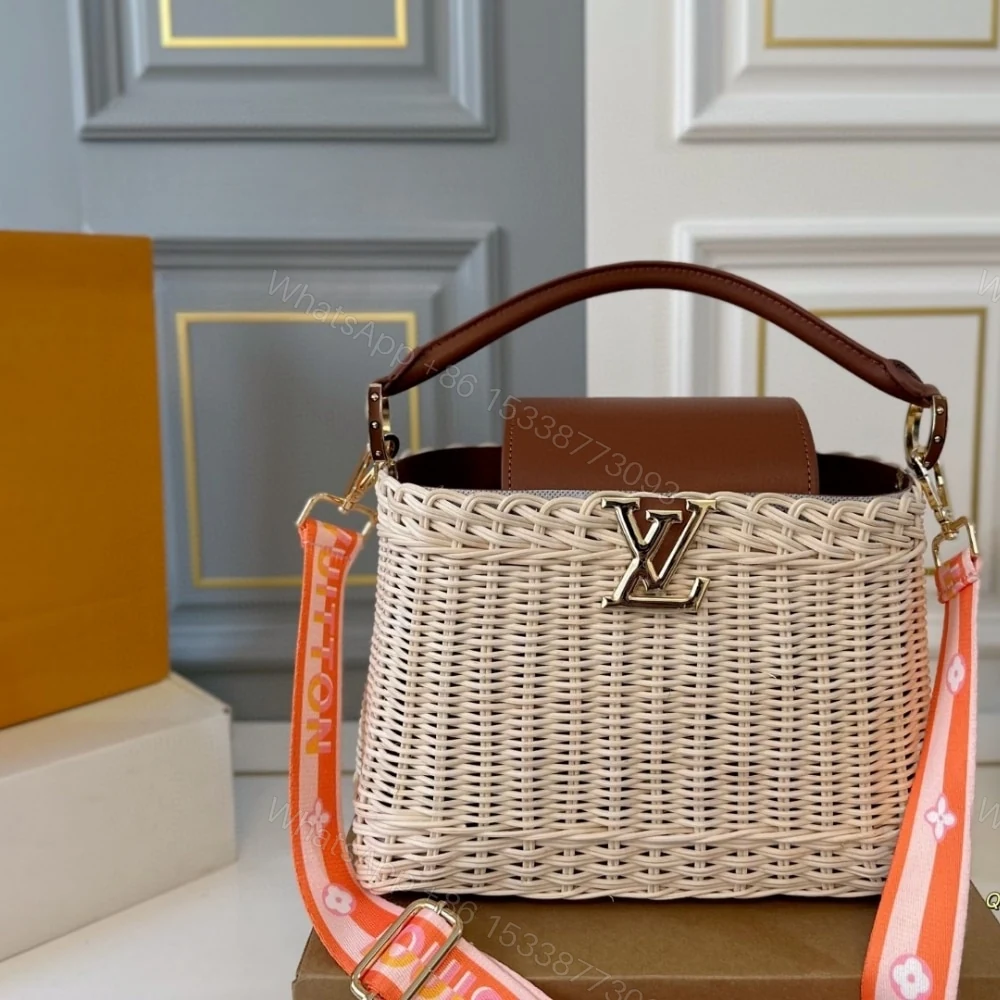 View 2 of Louis Vuitton Capucines BB Tan Brown 26Cm M11617