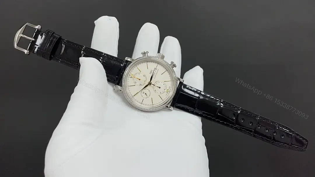 View 2 of IWC Portofino Chronograph Stainless Steel / Silver IW3910-22