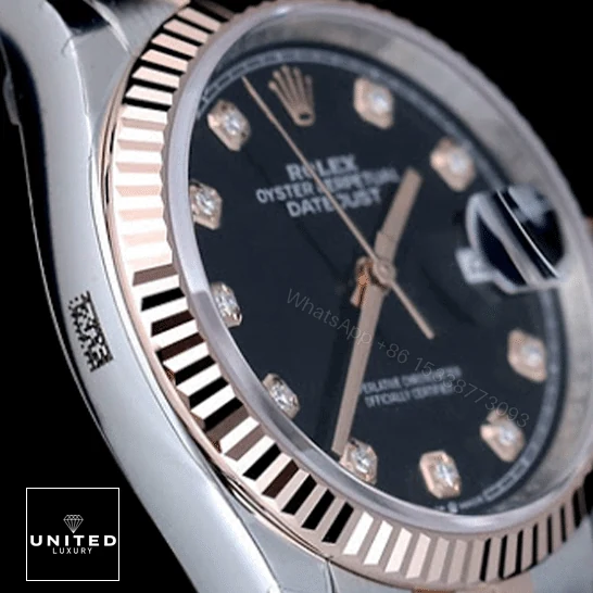 View 5 of Rolex Datejust 126231 Black With Diamond Dial Replica