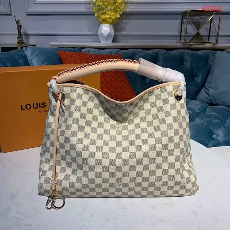 View 2 of Louis Vuitton Damier Azur Artsy MM 41Cm N40253