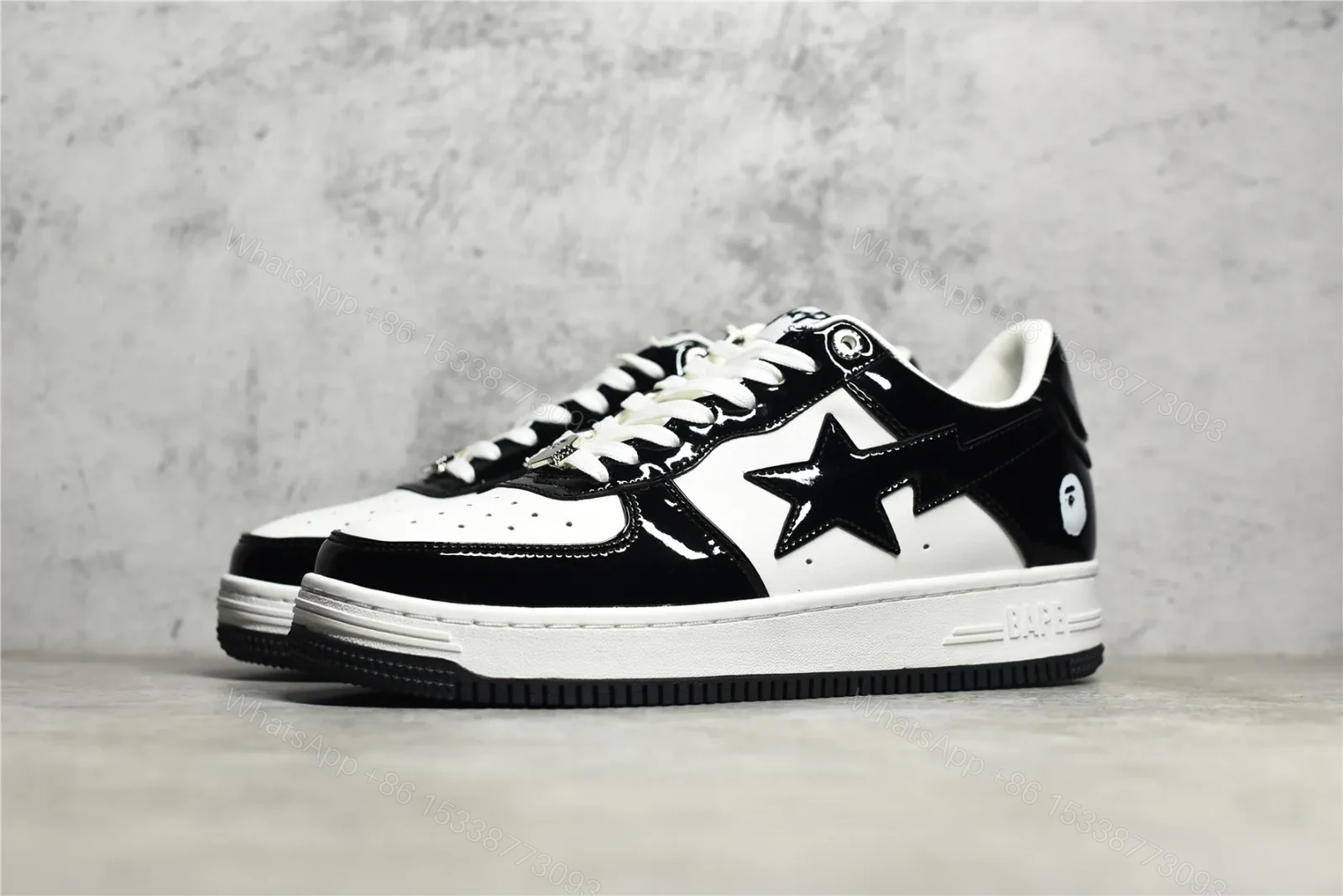View 2 of A BATHING APE BAPE STA LOW BLACK Reps