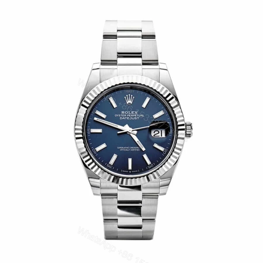 Rolex Datejust Blue Dial Steel Super Clone — view 1