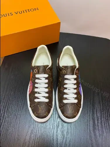 View 6 of LOUIS VUITTON X YAYOI KUSAMA TIME OUT SNEAKERS IN BROWN – LSVT351