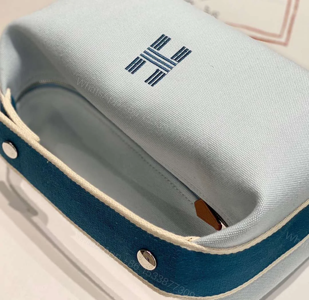 View 6 of Hermes Bride A Brac PM Woman’s Clutch Bag Blue Handbags 12x20x10cm
