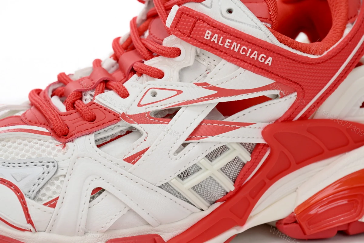 View 8 of Balenciaga Track 2 Sneaker Military Black White Red 568615 W2GN3 1293