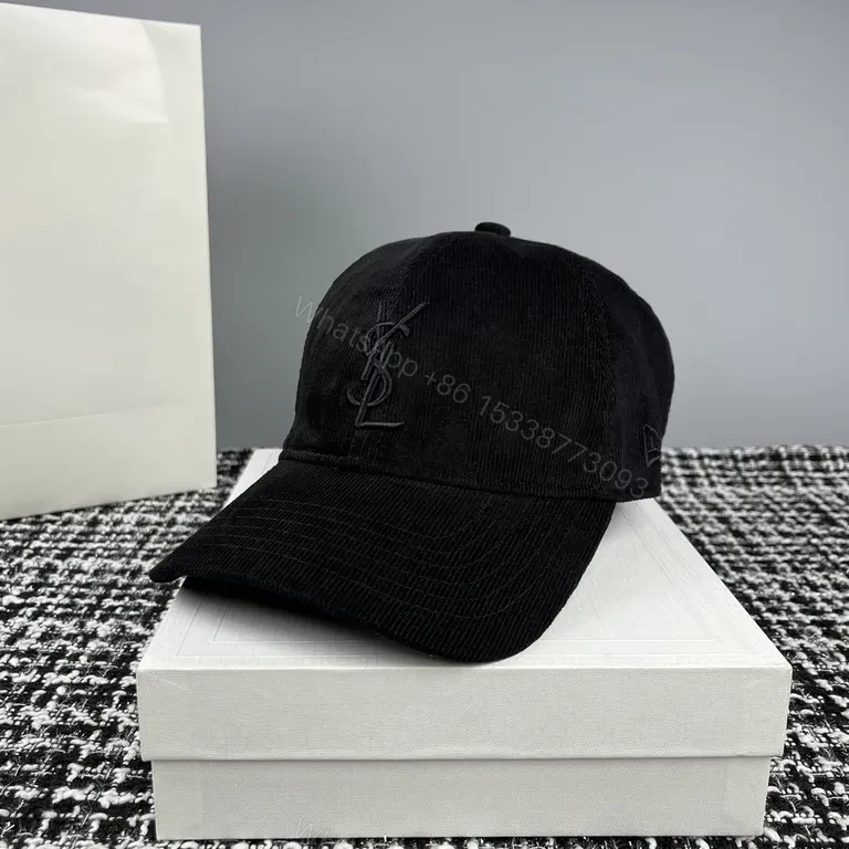 View 2 of Corduroy YSL-Inspired Cap: Subtle Luxury, All-Day Comfort