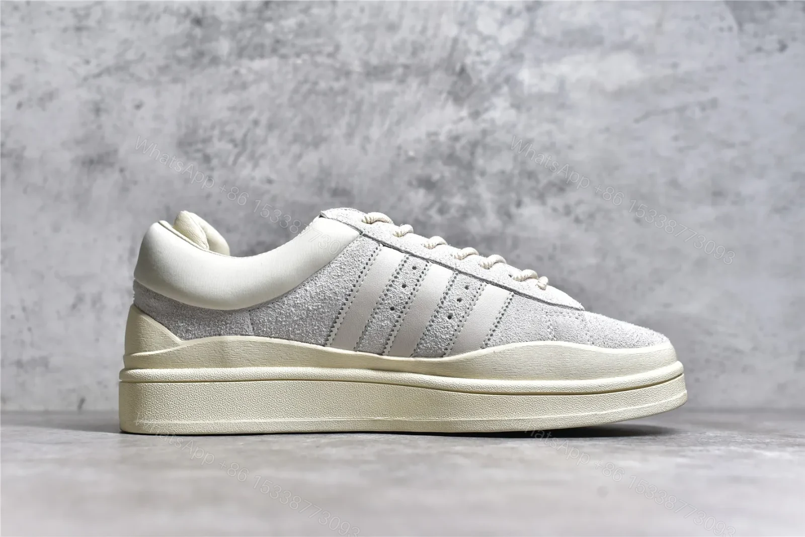 View 3 of Bad Bunny x Adidas Campus Light “Cloud White” Reps
