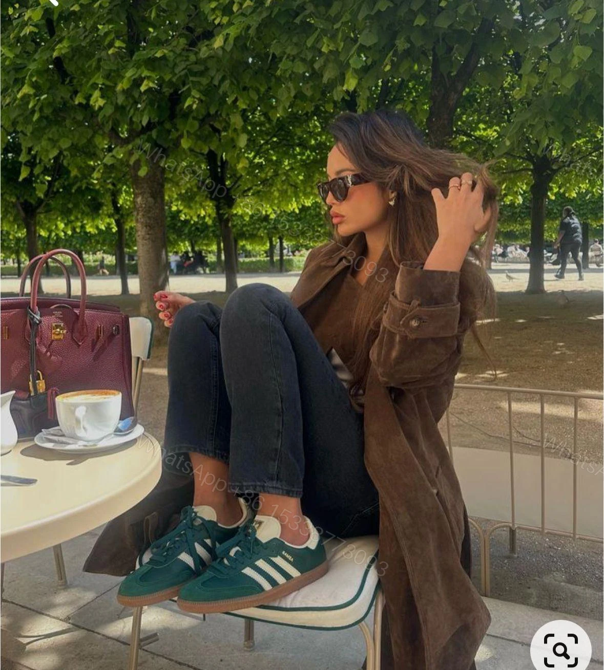 View 3 of BUY ADIDAS SAMBA FIRST COPY COLLEGIATE GREEN UNISEX SHOES