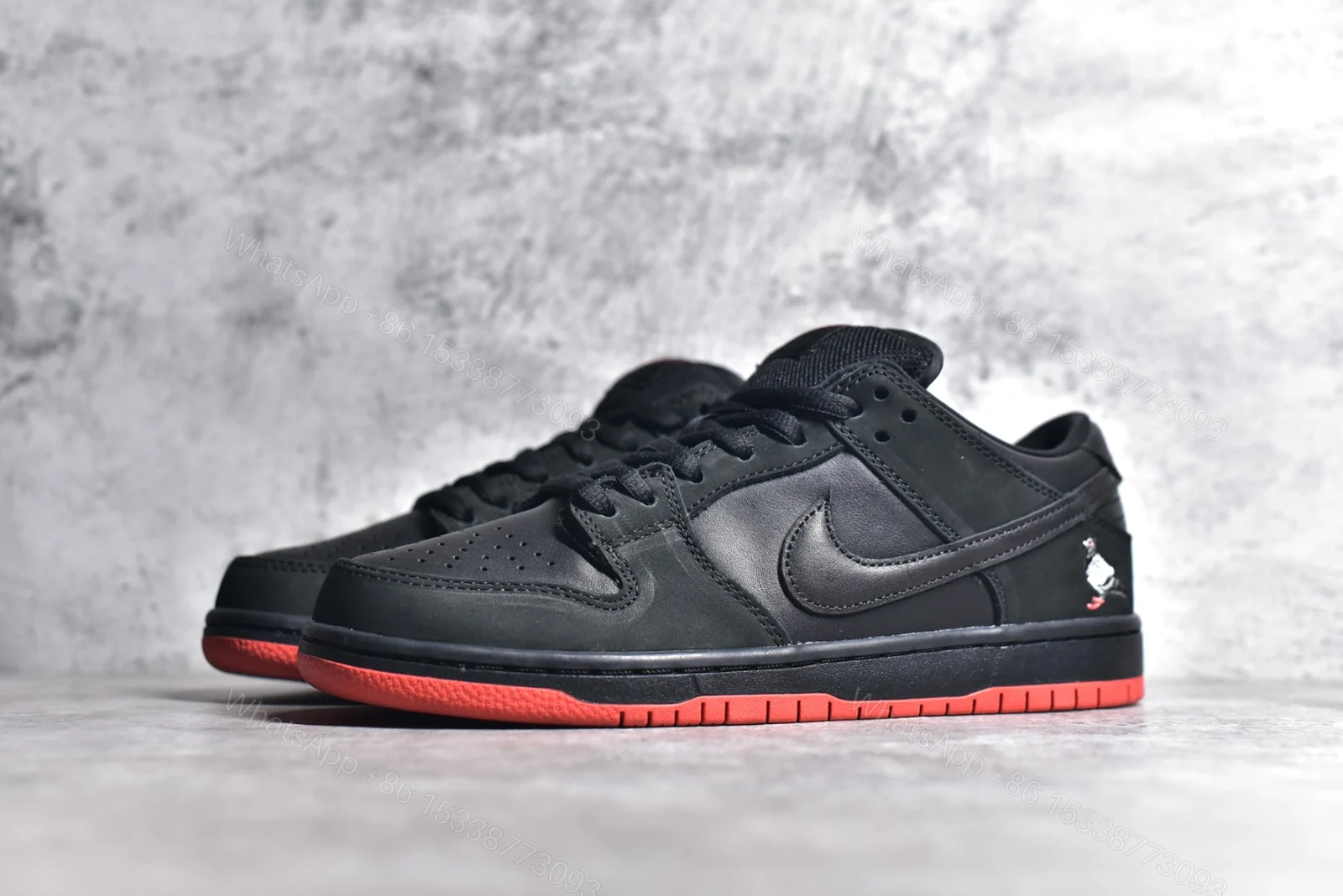 View 2 of Nike SB Black Pigeon Dunk Low Reps