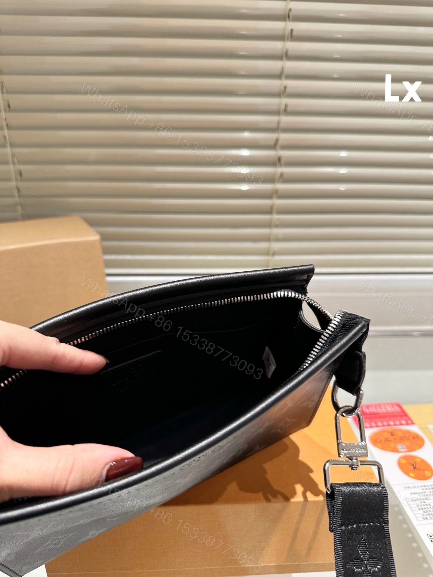 LOUIS VUITTON Monogram Eclipse Gaston Wearable Wallet — view 2