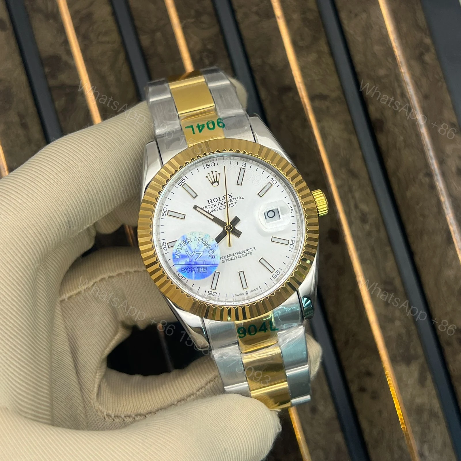 Rolex Datejust 41mm, White Index Dial Watch — view 1