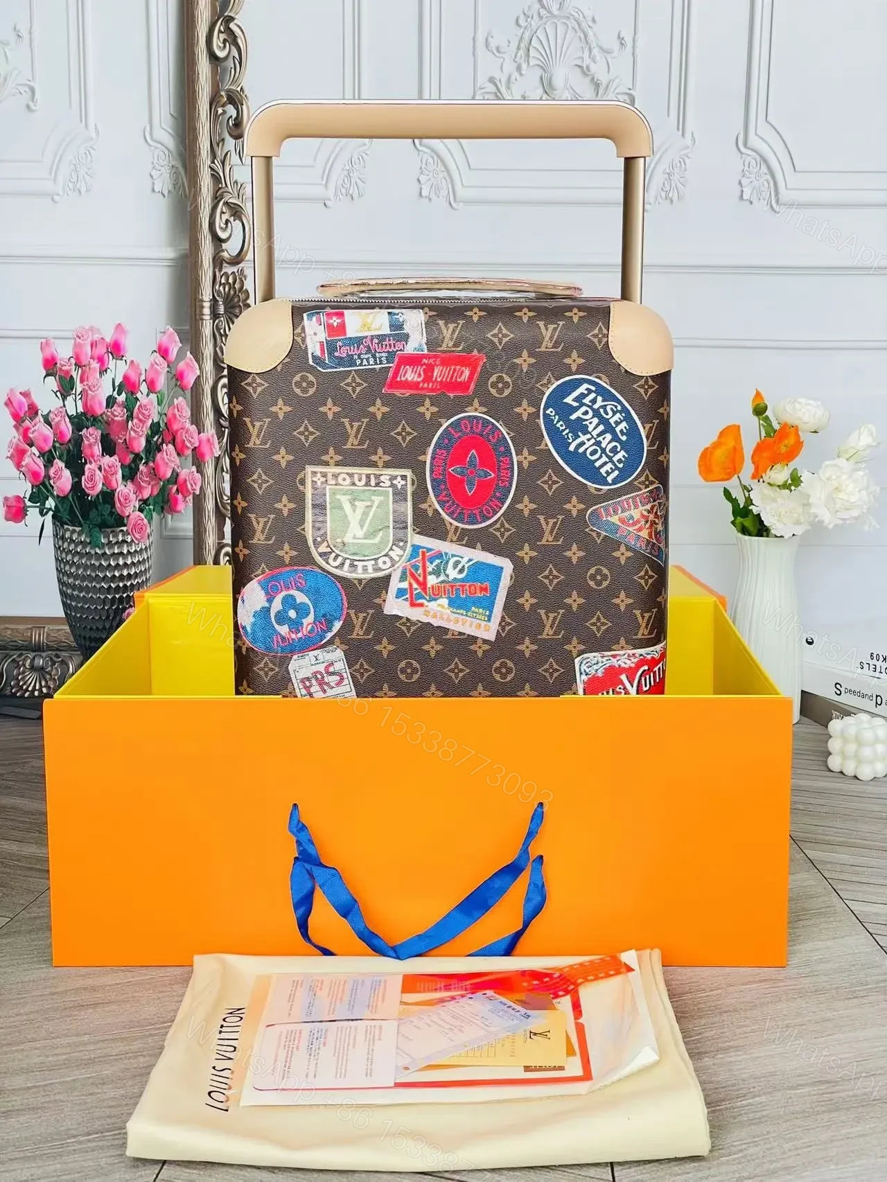 View 7 of Louis Vuitton Horizon 55 suitcase in Monogram Canvas