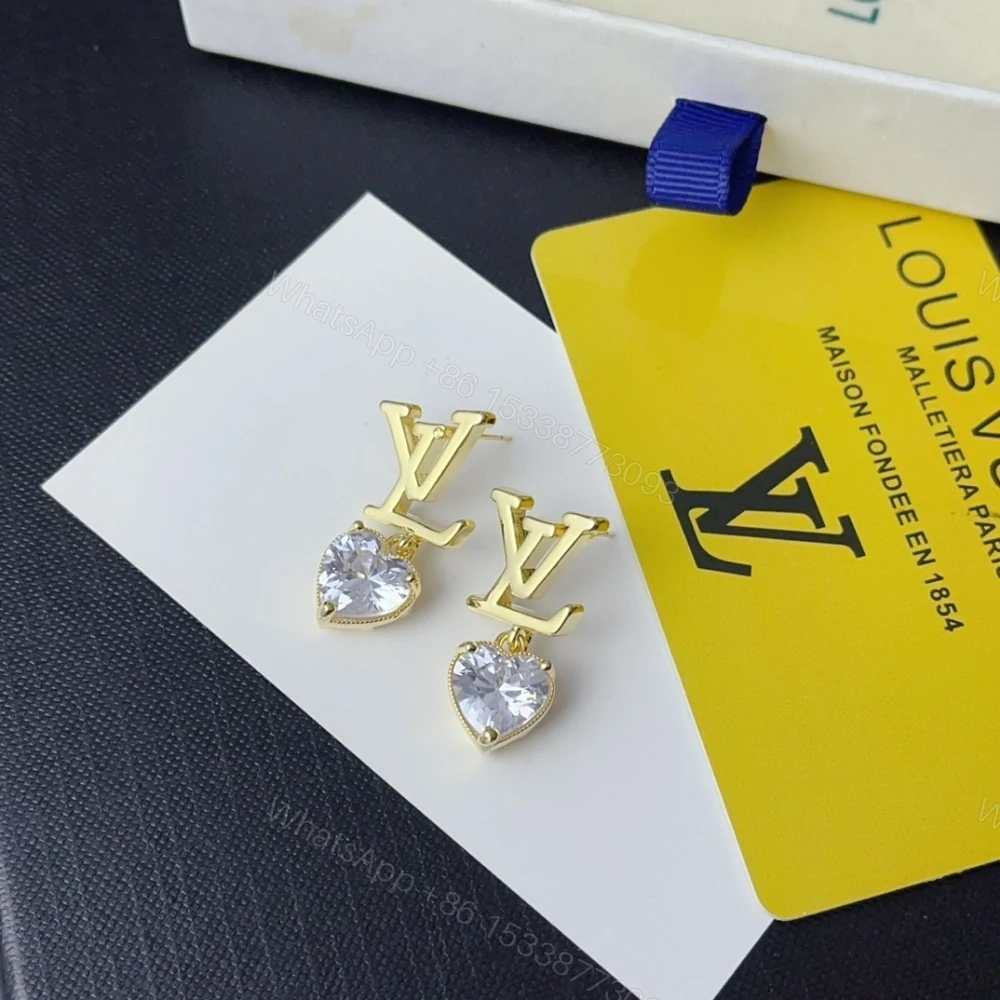 View 2 of LOUIS VUITTON ICONIC HEART EARRINGS GOLD M02385