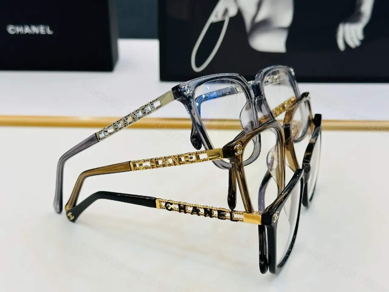 View 3 of Oversized Black Acetate Eyewear: Chic, Comfortable, Designer-Inspired