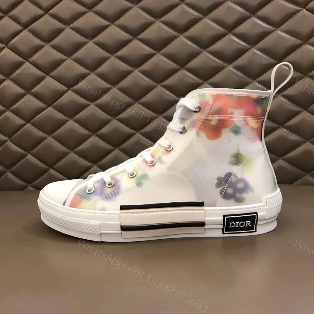 View 6 of DIOR FLOWERS TECHNICAL CANVAS “B23” HIGH-TOP SNEAKER – CD12