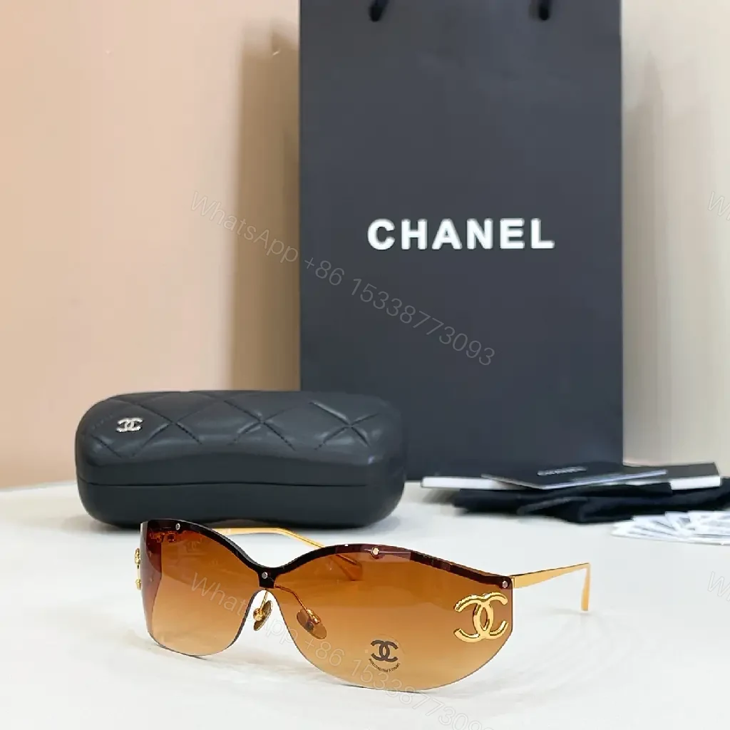 View 3 of Black Gold-tone Shield Sunglasses Oversized Luxe Sport Gradient Purple Lenses