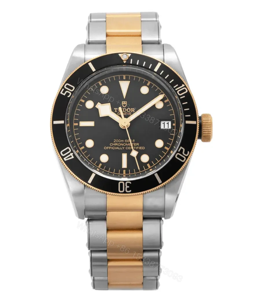 View 4 of Tudor Heritage Black Bay Gold Silver Replica