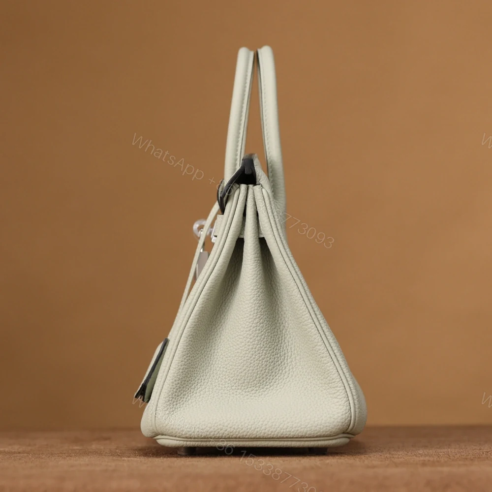 View 4 of 高仿Hermes*Birkin25Togo牛皮水晶灰銀扣/純手工