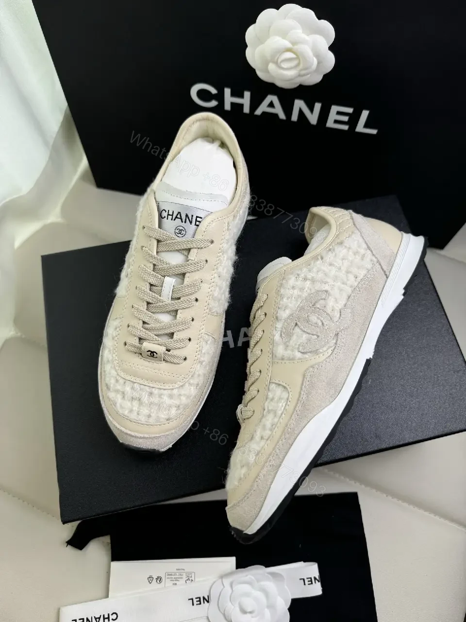 View 7 of Cozy Knit Sneaker: Luxe Texture, All-Day Comfort, High-Top
